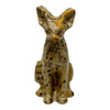 Rare Dendritic Egyptian Cat Carving – Handcrafted, mystical feline, spiritual decor.
