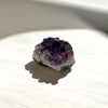 Amethyst cluster, 2.5" x 2", raw crystal for energy and spiritual growth.